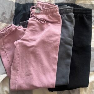 aritzia tna sweat pants lot XS
